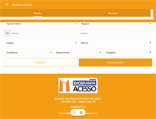 Tablet Screenshot of imobiliariaacesso.com.br